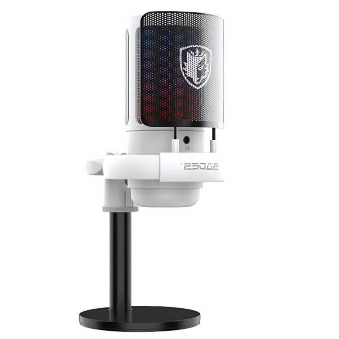 Sades TYTO RGB Gaming Microphone - White Sades TYTO RGB Gaming Microphone - White